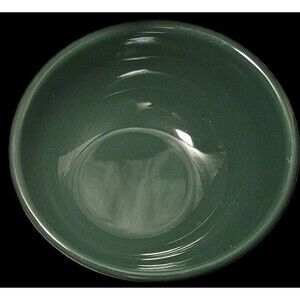 TWO Longaberger Vitrified Pottery IVY GREEN Cereal Bowls